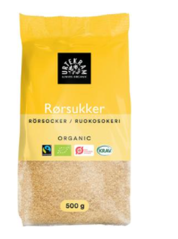 Тростниковый сахар из Парагвая Urtekram Luomu Ruokosokeri 500г
