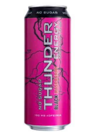 Энергетический напиток THUNDER ENERGY No Sugar Black Raspberry 500 мл ежевика