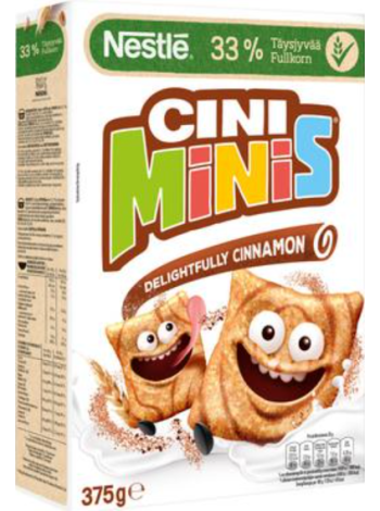Подушечки цельнозерновые со вкусом корицы Nestlé Cini Minis 375г