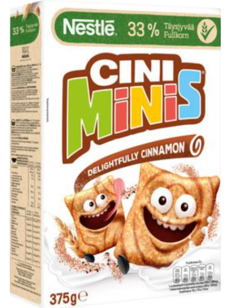 Подушечки цельнозерновые со вкусом корицы Nestlé Cini Minis 375г