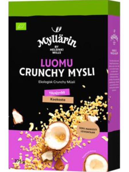Органические хрустящие мюсли Myllärin Crunchy Mysli 375г