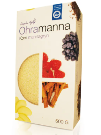 Крупа ячменная Korn mannagryn Korpelan Mylly 500г