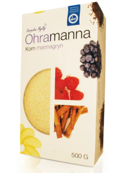 Крупа ячменная Korn mannagryn Korpelan Mylly 500г