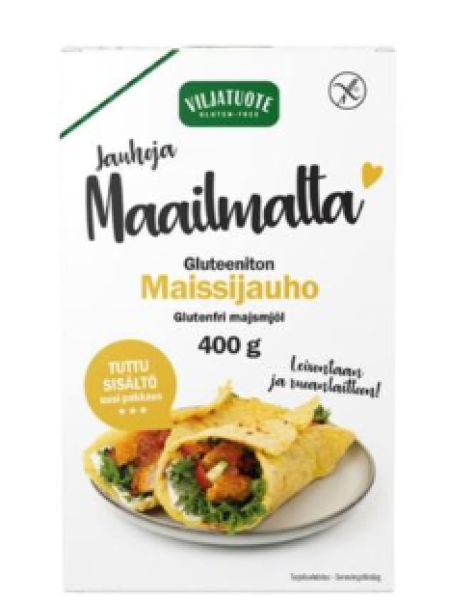 Безглютеновая кукурузная мука Viljatuote Maissijauho gluteeniton 400г