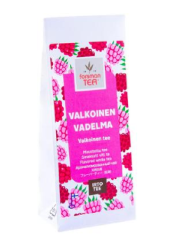 Белый чай со вкусом белой малины Forsman tea Valkoinen Vadelma 30 г