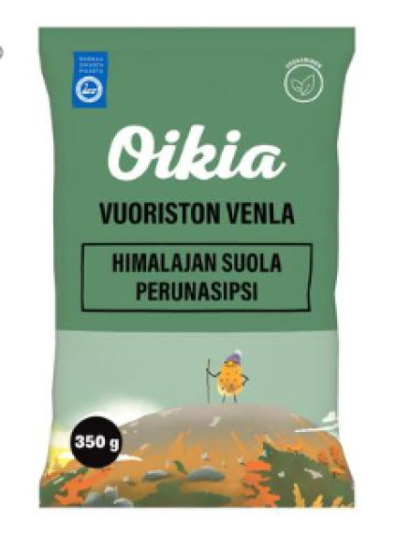 Чипсы картофельные Oikia Vuoriston Venla 350г