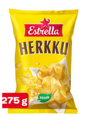 Чипсы картофельные  Estrella Herkku 275 г