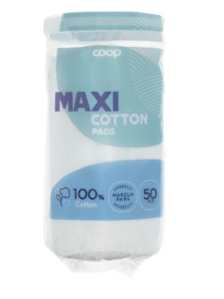 Подушечки ватные Coop Maxi-vanutyynyt 50шт