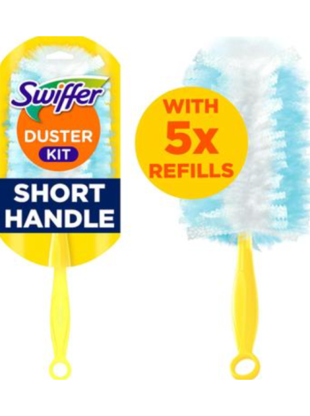 Комплект для уборки пыли Swiffer Duster (1 ручка + 5 насадок для пыли)