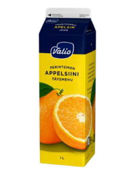 Сок апельсиновый традиционный Valio Appelsiini 1 л 