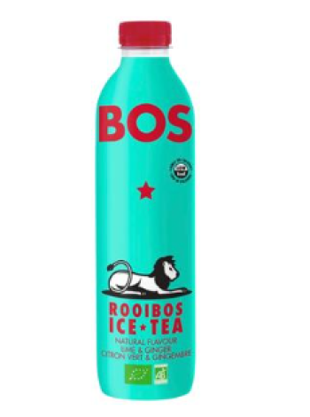 Органический холодный чай ройбуш со вкусом лайма и имбиря BOS LIME & GINGER ICE TEA 1 л