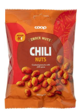 Арахис в перце чили Coop Chilli Nuts 150г