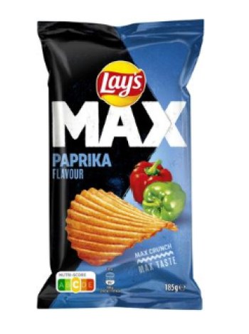 Чипсы картофельные с паприкой Lay's MAX Paprika 185 г