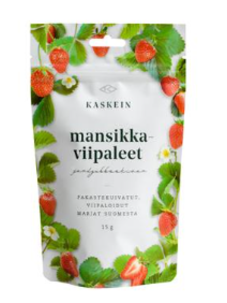 Кусочки клубники сублимированные Kaskein Mansikkaviipale 15 г
