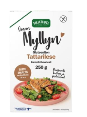 Отруби гречневые безглютеновые Virtasalmen Viljatuote Gluteeniton Tattarilese 250г