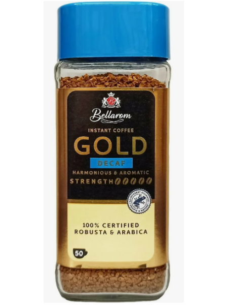 Кофе растворимый Bellarom Gold Decaf 100г стекло