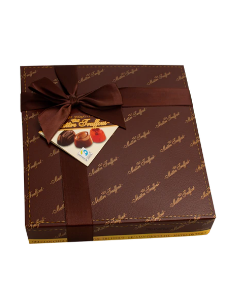Ассорти бельгийского темного шоколада Maître Truffout 200 г подарочная упаковка