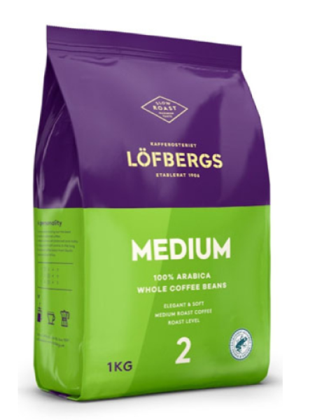 Кофе в зернах LÖFBERGS MEDIUM 1 кг