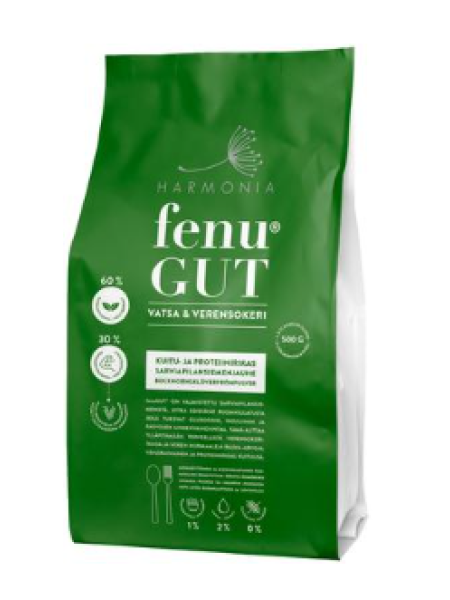 Пакет с семенами пажитника в порошке Harmonia fenuGUT 500 г