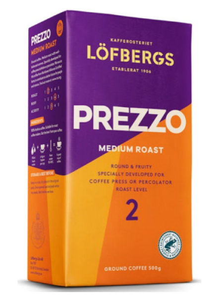 Кофе молотый LÖFBERGS PREZZO 500 г