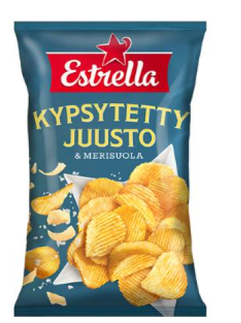 Чипсы Estrella Parmesan & merisuola sipsi 275 г пармезан и морская соль 