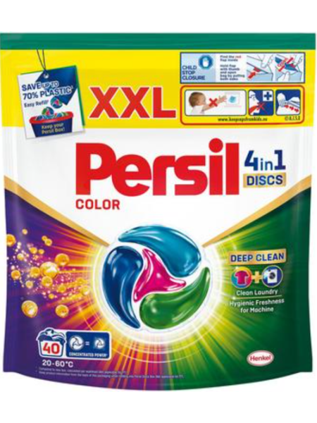 Диски для стирки Persil color 4in1 40шт