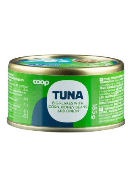 Крупные хлопья тунца по-мексикански Coop tonnikala hiutaleina Mexican style MSC 185г