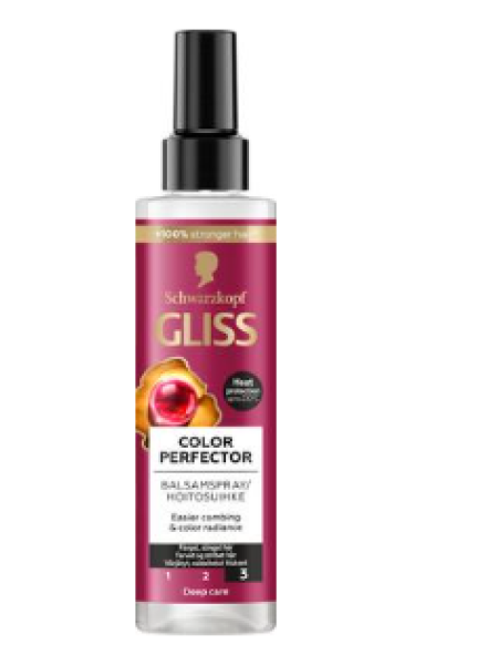 Лечебный спрей Schwarzkopf Gliss Color Perfector 200мл