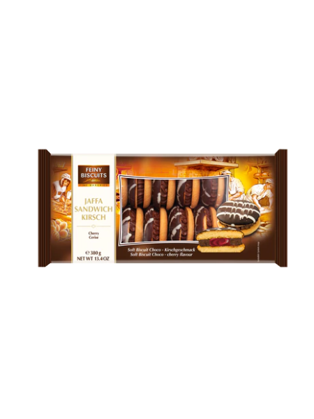 Шоколадное печенье с кремом из вишни Fine Biscuits Jaffa Sandwich 380г