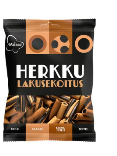 Смесь лакричных конфет Malaco Herkkulakuskekutus 200г