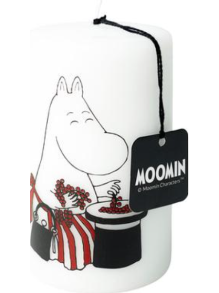 Свеча настольная Moomin Moominmamma белая 55ч