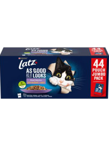 Ассорти влажного корма для кошек LATZ As Good As It Looks 44x85г в желе