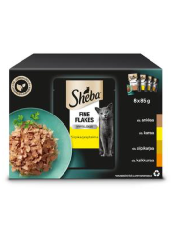 Ассорти корма для кошек в желе Sheba Delicacies 8x85г деликатесы из птицы