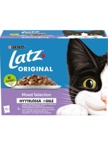 Ассорти влажного корма для кошек Latz Original 12x85г