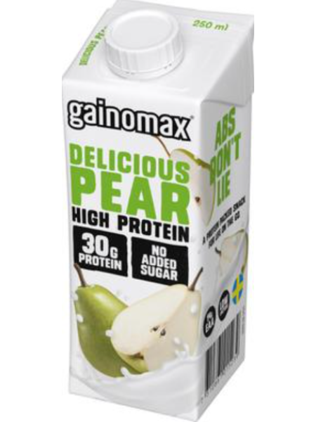 Протеиновый молочный напиток Gainomax High Protein Delicious Pear Protein Drink 250мл