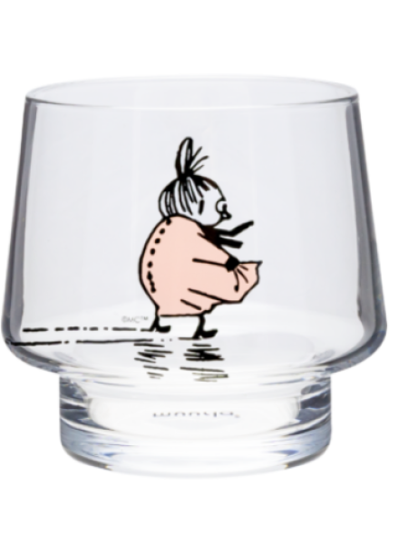 Подсвечник стеклянный Муми Рождество Muumi Muurla Tahto 8 см