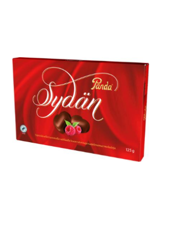 Подарочная коробка конфет Panda Sydän 125г мармелад в шоколаде
