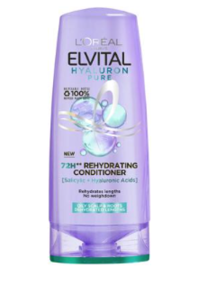 Кондиционер L'Oréal Paris Elvital Hyaluron Pure 200 мл  для волос, нуждающихся во влаге