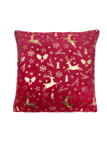 Декоративная подушка Kotikulta Kultaporo 45 х 45 см Золотой олень