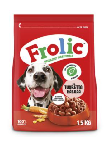 Сухой корм для собак Frolic CHärkä 1,5кг говядина