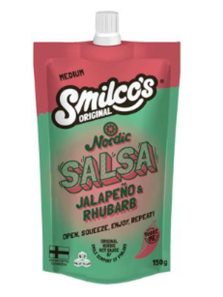 Скандинавская сальса с халапеньо и ревенем Smilco's Nordic Salsa Jalapeno-Rhubarb 150г