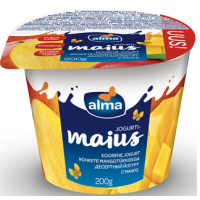 Сливочный йогурт с манго ALMA Mangoga jogurtimaius 200г