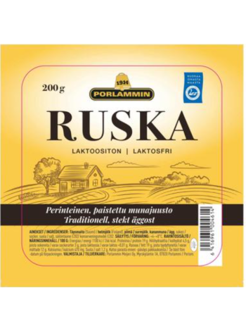 Традиционный сыр с жареными яйцами Porlammin Ruska Munajuusto 200г