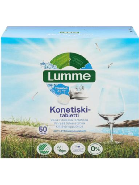 Таблетки для посудомоечной машины Lumme 50 таблеток