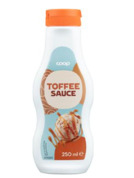 Десертный соус Coop toffee 250 мл вкус ириски