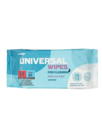 Салфетки универсальные Coop без запаха 48 шт