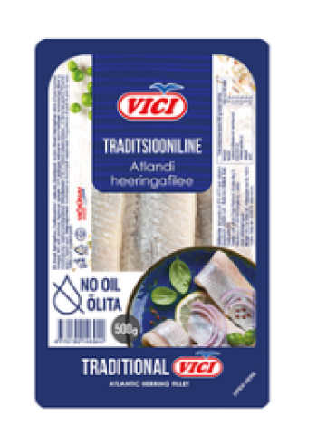 Филе сельди традиционное VICI traditsiooniline õlita без масла 500 г