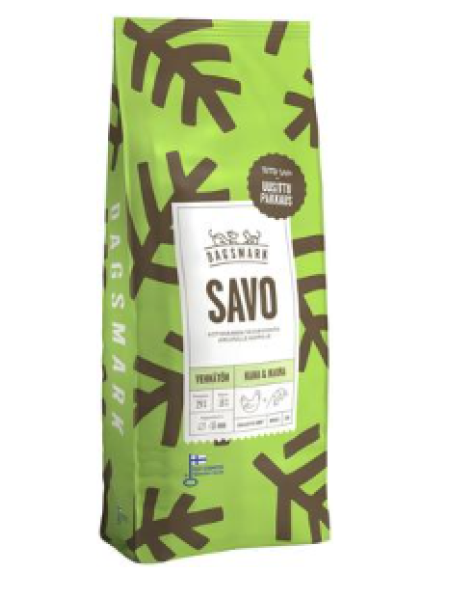 Сухой корм для собак Dagsmark Koiran Kuivaruoka Savo 2кг курица-овсянка