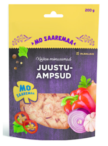 Сырная закуска с паприкой и луком SAAREMAA Juustuampsud 200 г