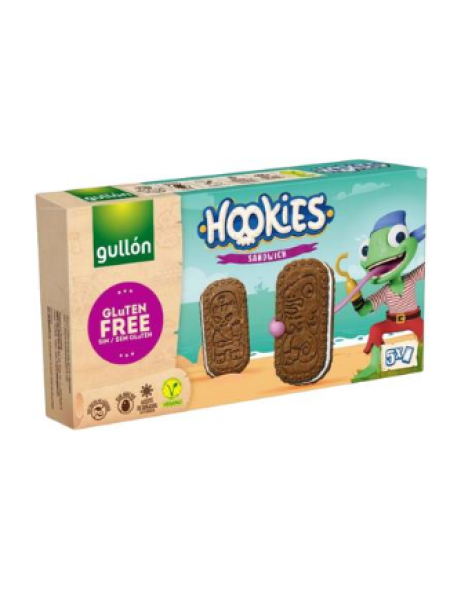 Печенье для детей Gullón Hookies с начинкой 230г Без глютена